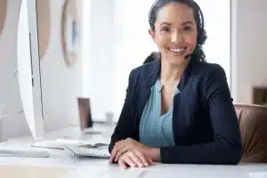 Friendly virtual receptionists standing by for a call